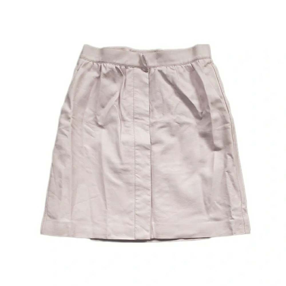 NWT Light Pink Vegan Leather French Connection Mini Skirt - Coquette Preppy